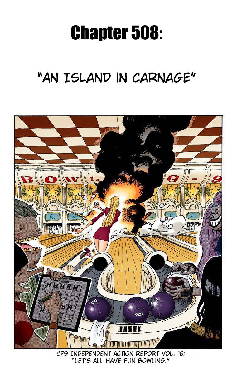 One Piece Digital Colored Chapter 508 image 01